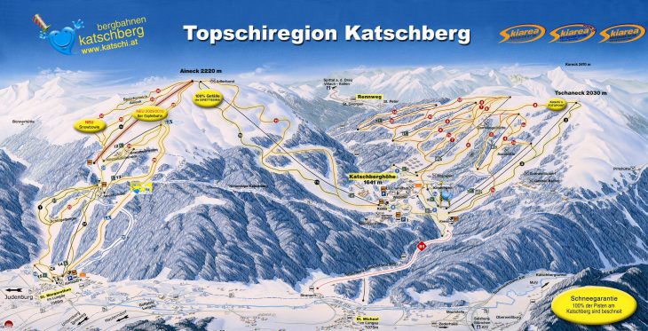 Katschberg Piste Map
