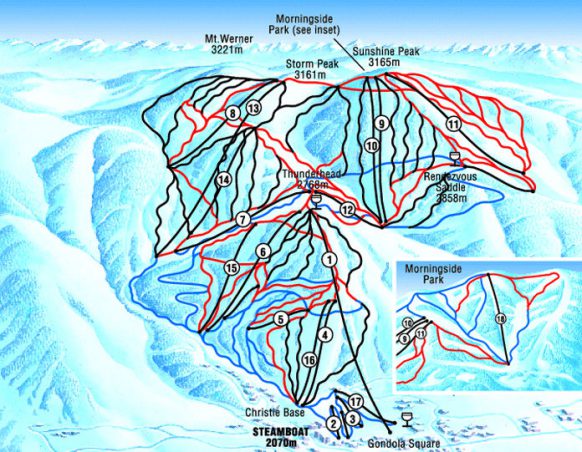 Steamboat Piste Map