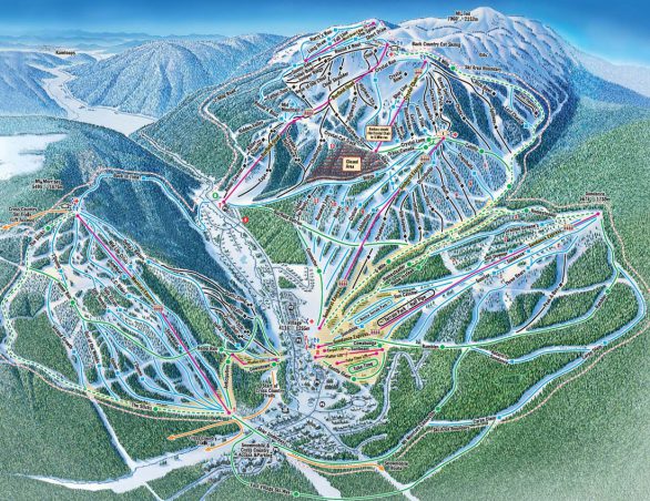 Sun Peaks Piste Map