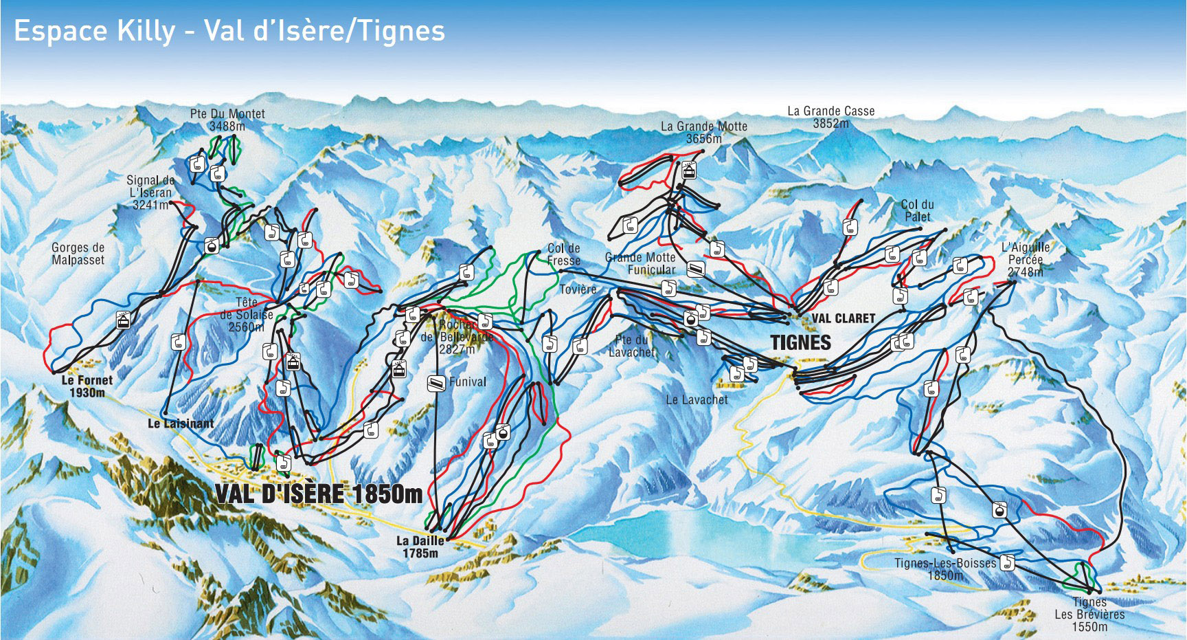 Val d’Isere Piste Map