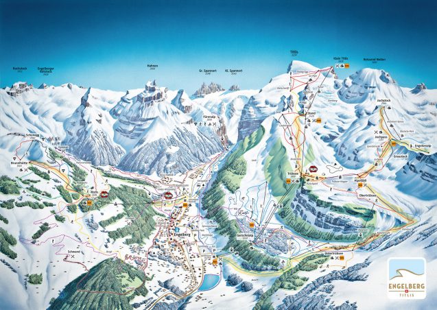 Engelberg Piste Map